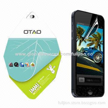 OTAO HD Screen Protectors for iPhone 4, No Bubble, Anti-fingerprint